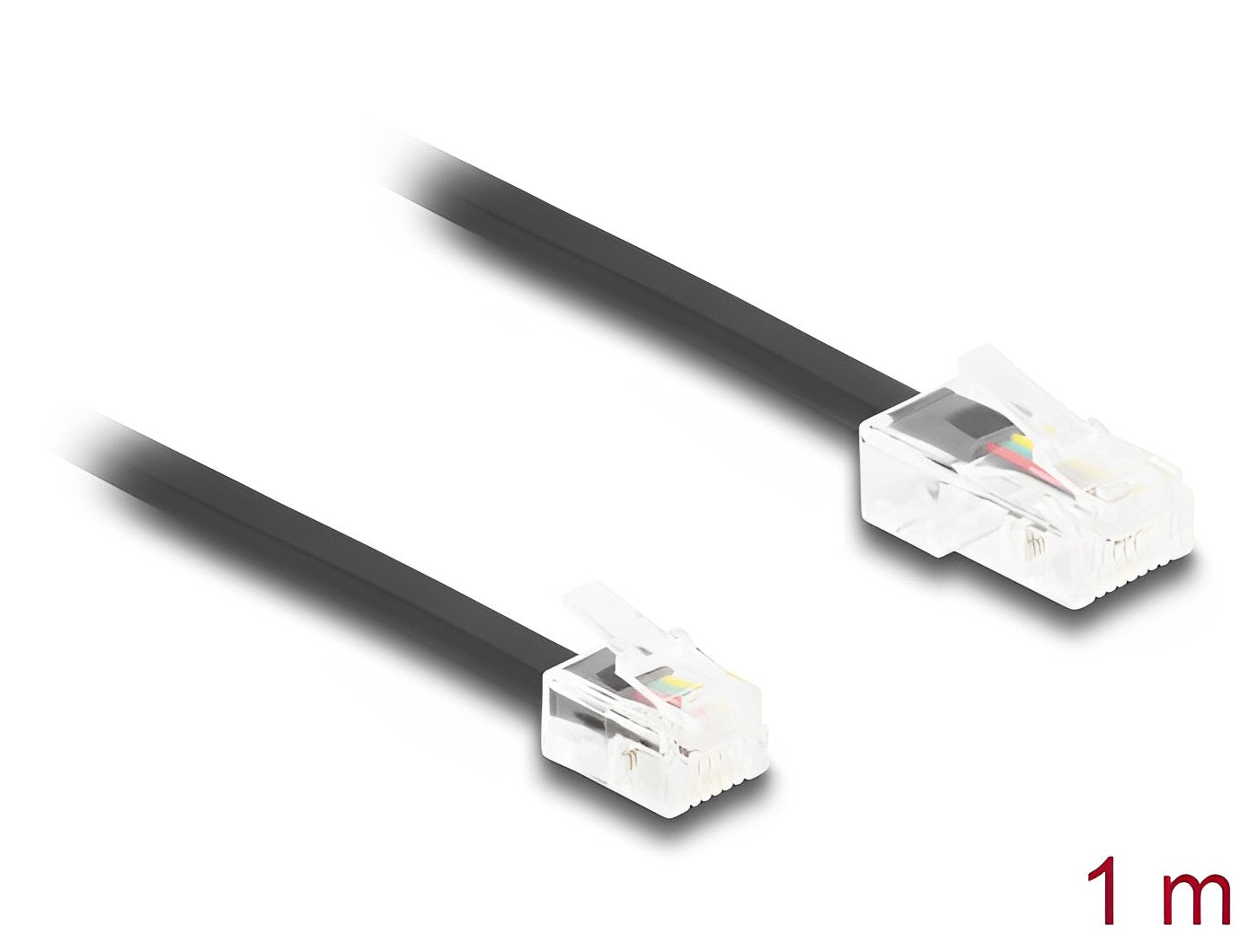 כבל טלפון חכם תקע RJ45 לתקע RJ11 - delock.israel
