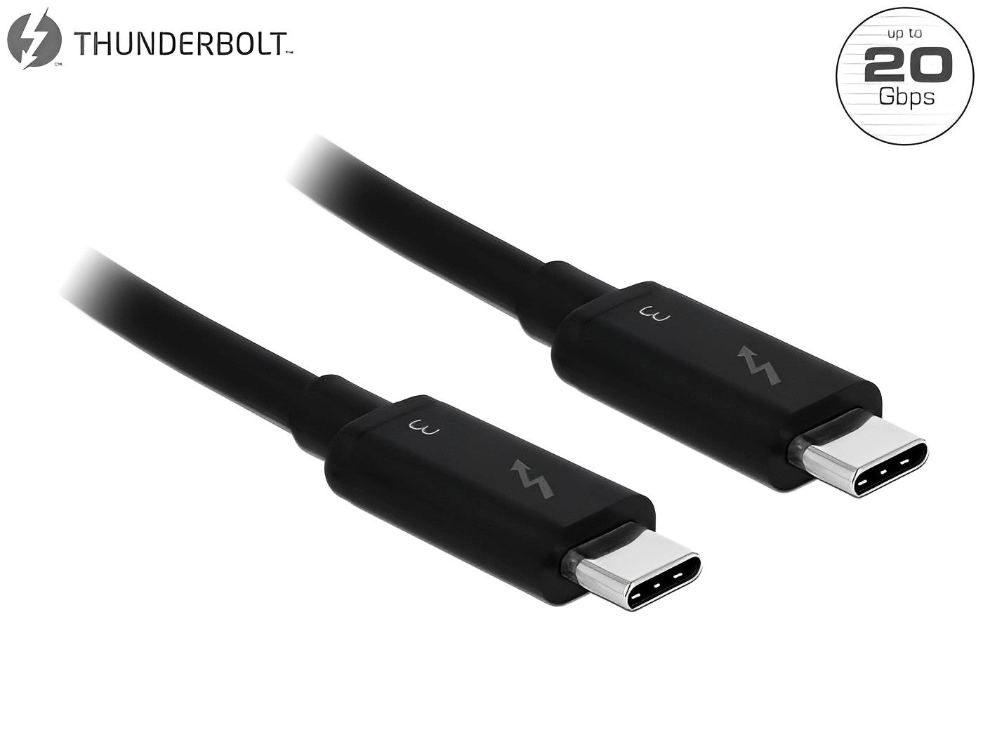 כבל Thunderbolt™ 3 ז/ז 5A תומך 20Gb/s - delock.israel