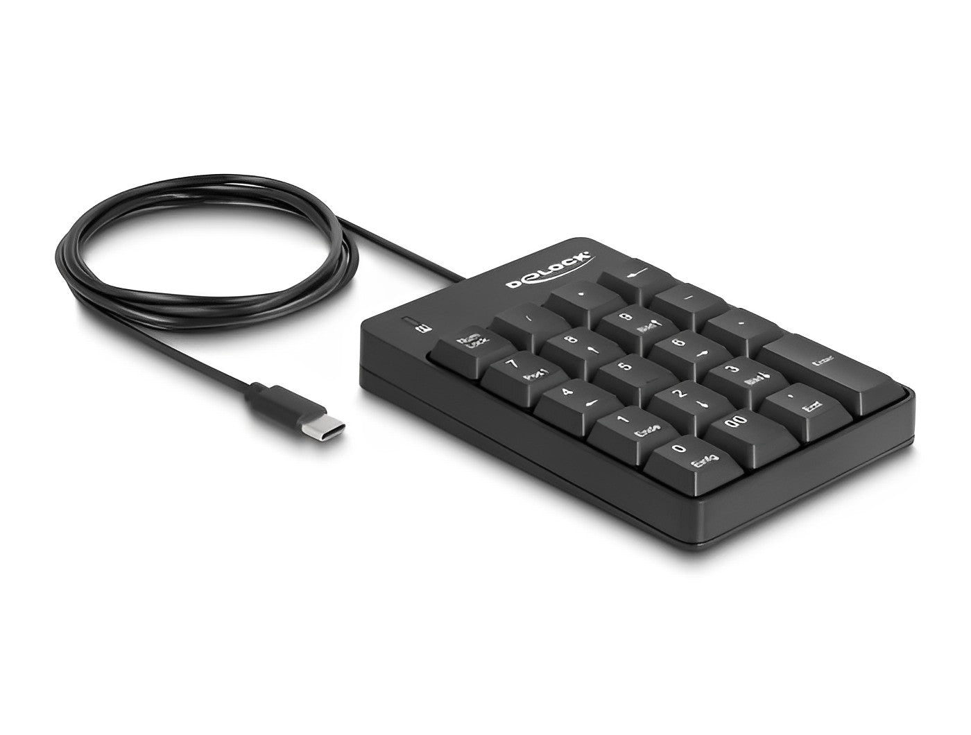 מקלדת נומרית USB-C לניידים - delock.israel