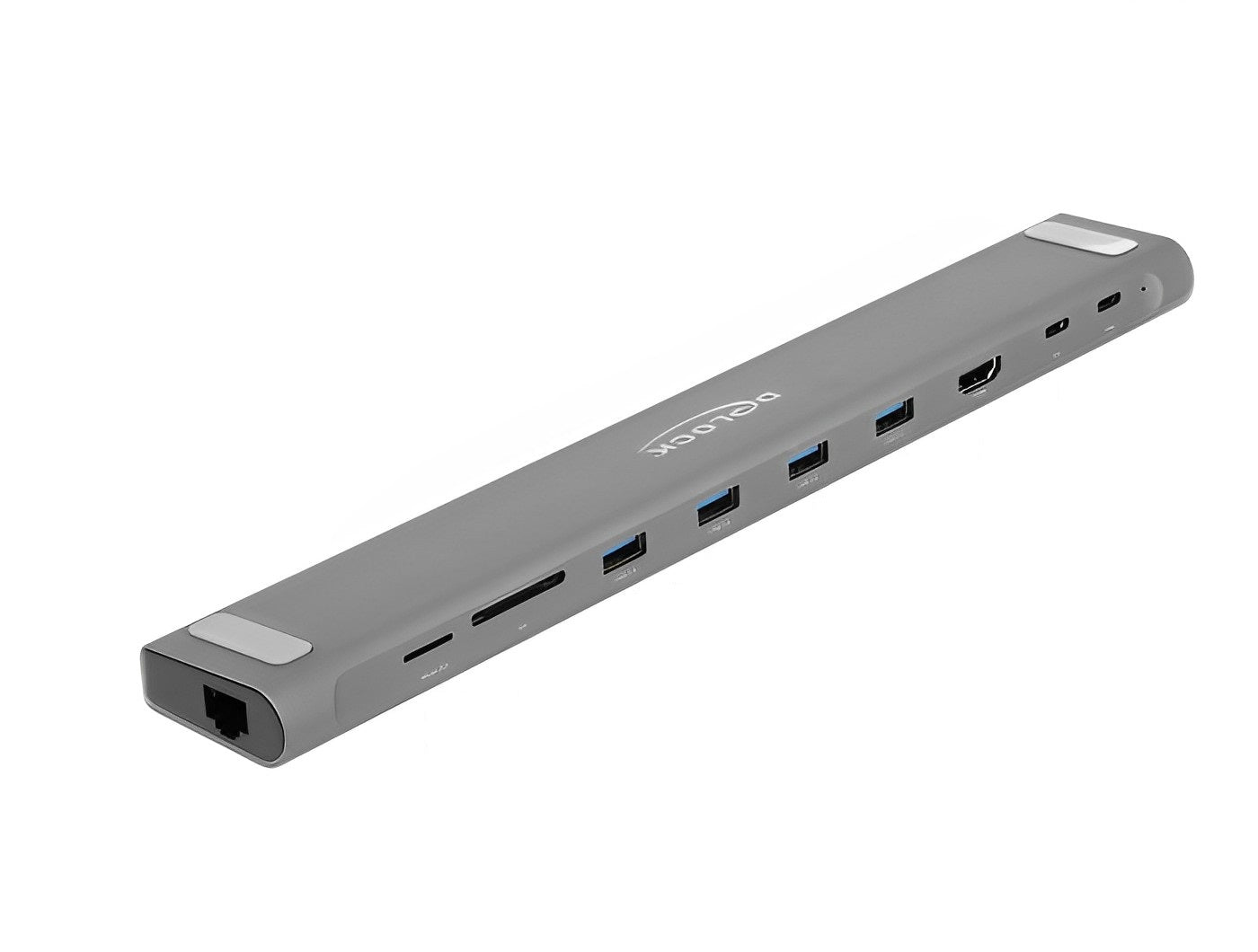 תחנת עגינה USB-C Slim למחשב נייד עם חיבור למסכך HDMI 4K - delock.israel