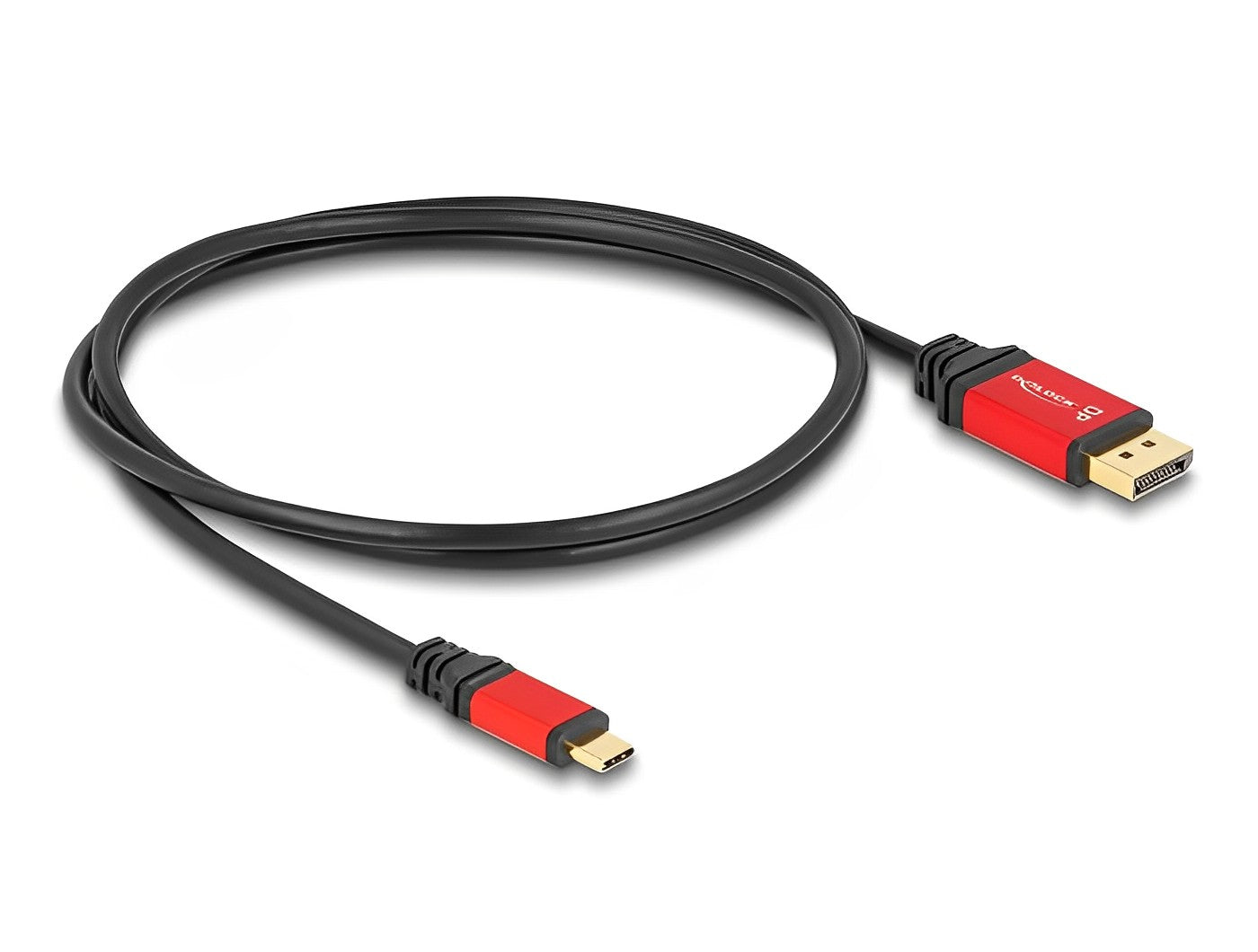 כבל תצוגה USB-C לחיבור מסך DisplayPort 8K ז/ז תומך 30 הרץ - delock.israel