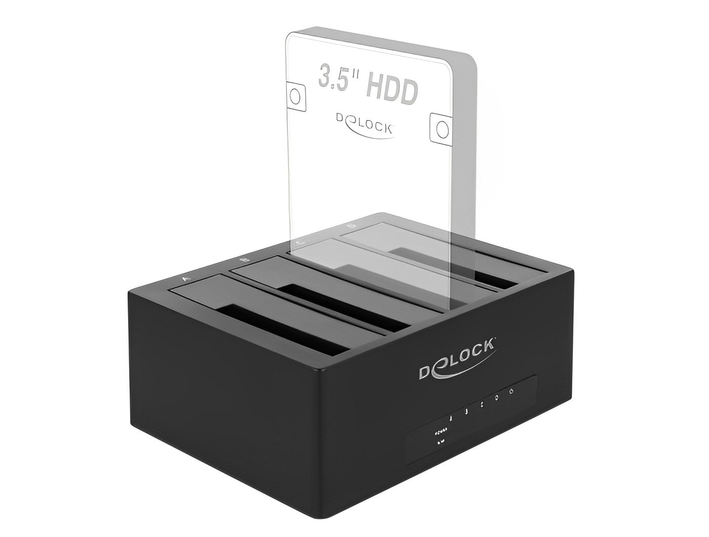 תחנת עגינה USB-C 3.1 Gen 1 עבור 4 כונני SATA HDD/SSD 2.5″/ 3.5″ - delock.israel