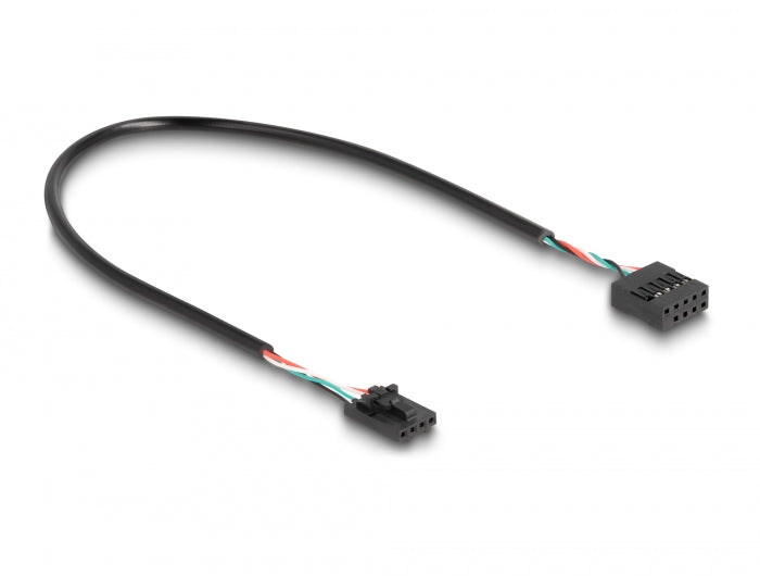 מפצל USB 2.0 pin header עם 2 יציאות 9 פין USB 2.0 זכר - delock.israel