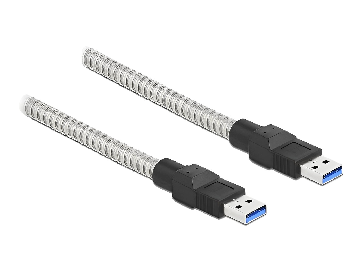 כבל USB-A 3.2 Gen 1 5Gbps תעשייתי מצופה מתכת ז/ז - delock.israel