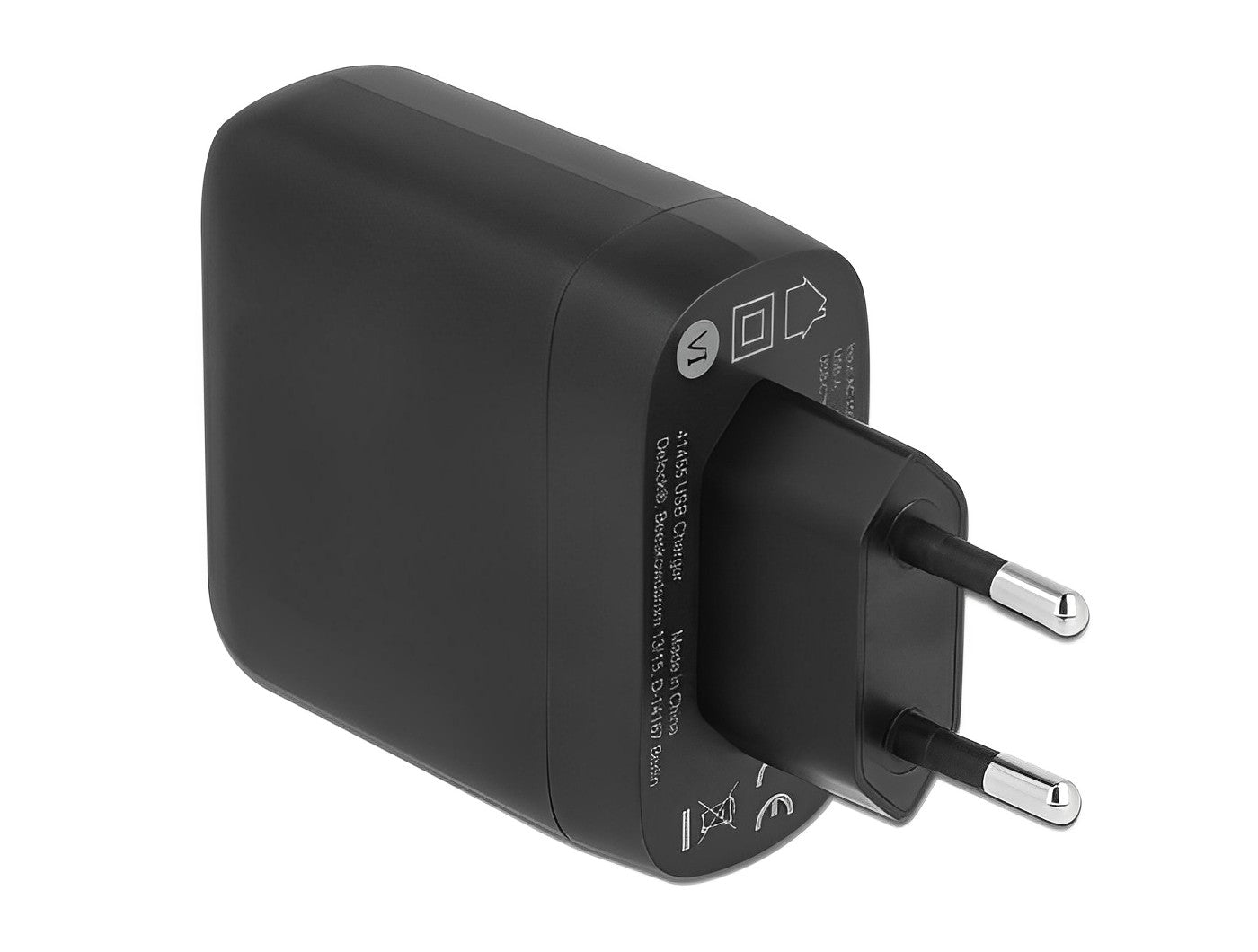 מטען קיר מהיר כפול USB-C/A PD 3.0 20W + 12W - delock.israel
