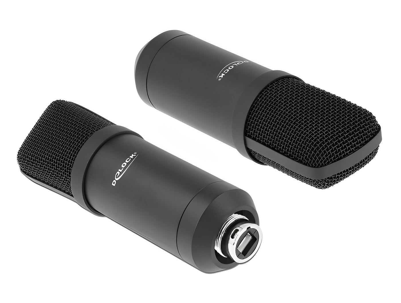 סט מיקרופון USB Condenser מקצועי להרצאות וגיימינג - delock.israel