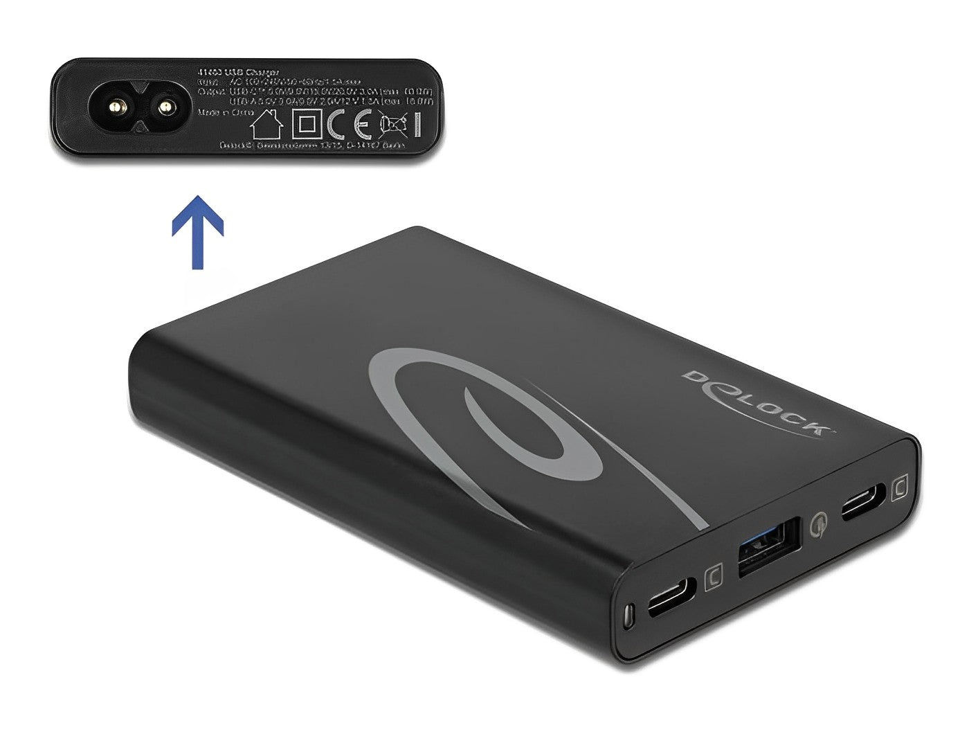 מטען קיר מהיר למחשב נייד USB-C PD 3.0 60W - delock.israel