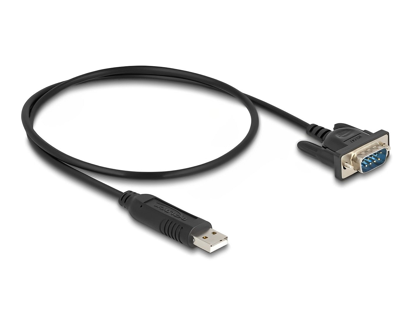 ממיר USB לתקע DB9 Serial RS-232 compact צ'יפ FTDI אורך 50 ס"מ - delock.israel
