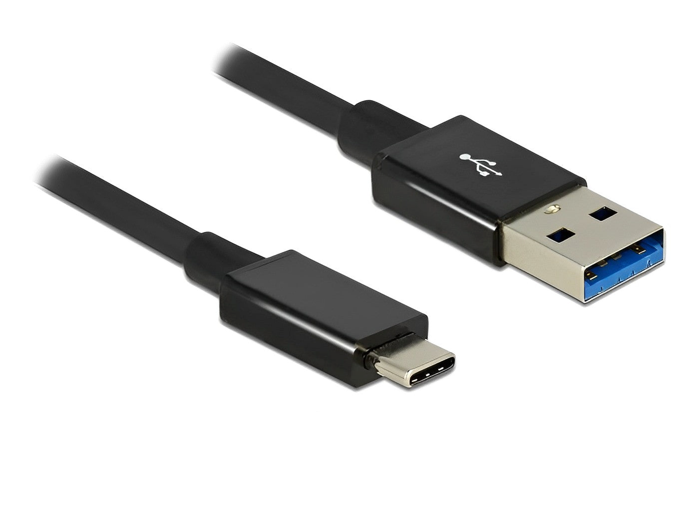 כבל קואקסיאלי USB 3.1 Gen 2 10Gbps תקע USB-C לתקע USB-A - delock.israel