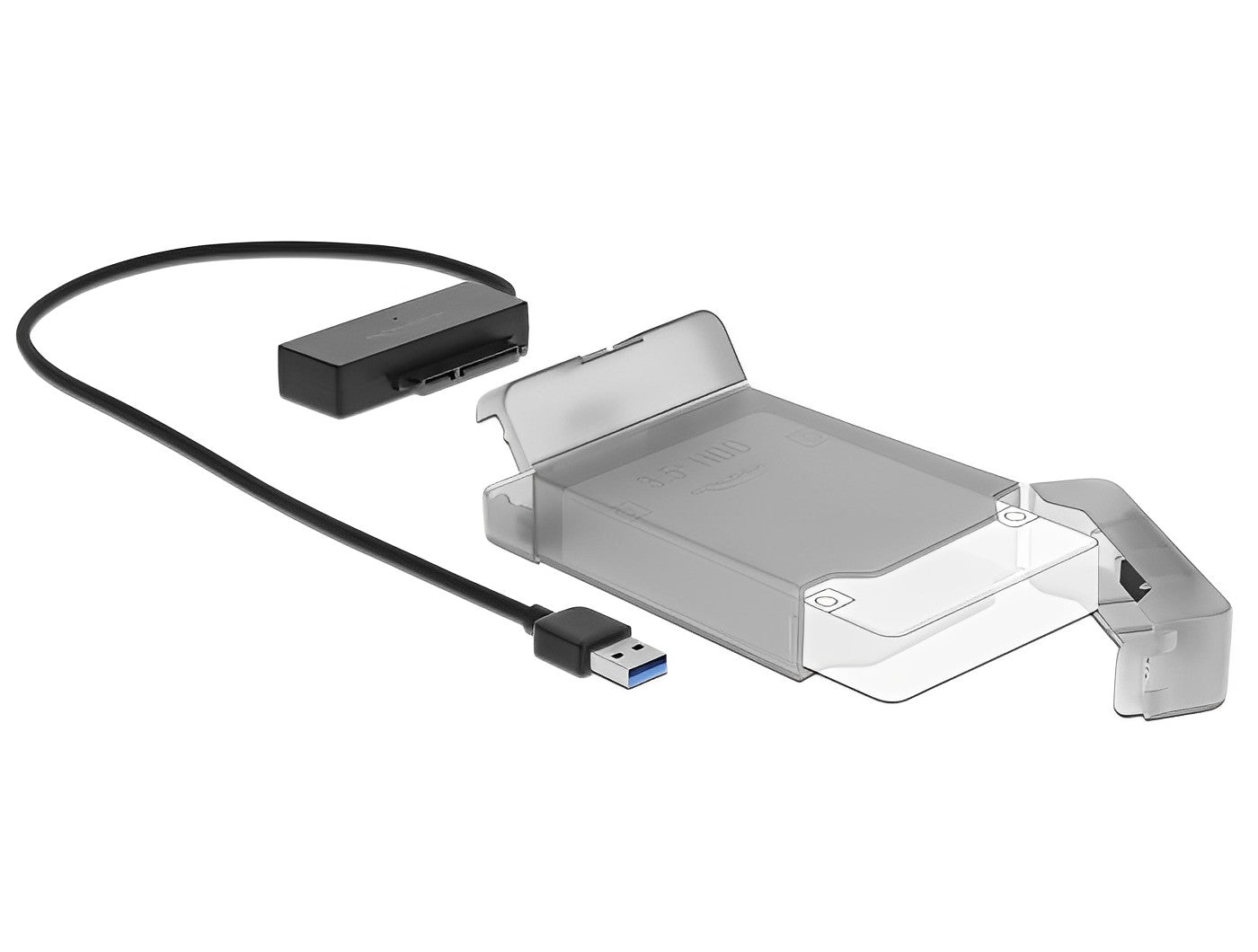 ממיר USB-3.0 עבור כונן דיסק 3.5″SATA HDD/SSD + כיסוי הגנה - delock.israel