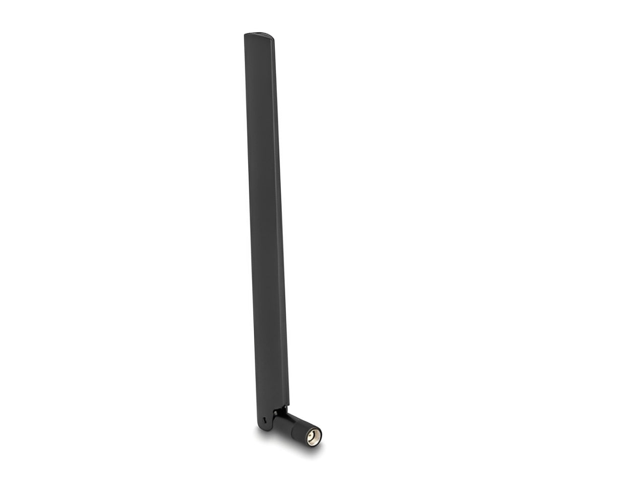אנטנה איכותית בתקן WiFi 6 מבית Delock גרמניה מיועדת לחיבור למכשיר WLAN עם ממשק RP-SMA לצורך שידור וקליטת אותות אלחוטיים