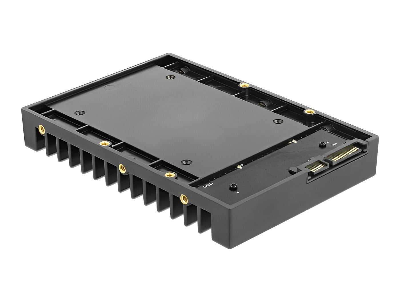 מסגרת 3.5″ להתקנה כונן דיסק 2.5″SATA - delock.israel