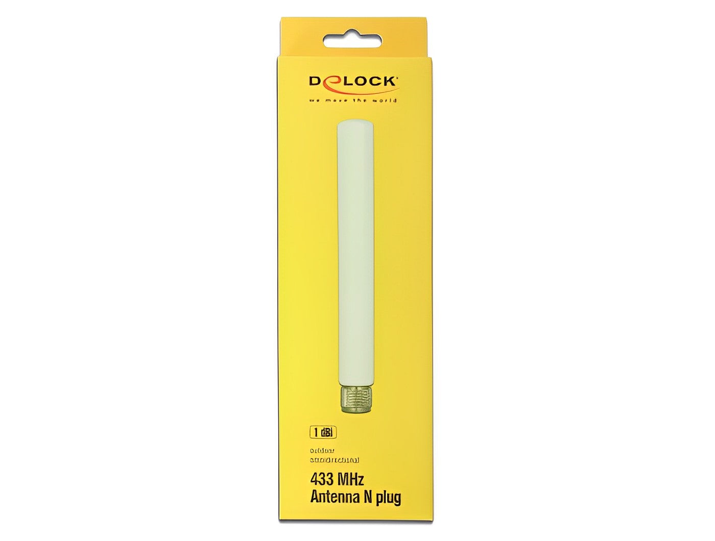 אנטנה כלל כיוונית 433MHz 1.45 dBi חיצונית מחבר N plug - delock.israel
