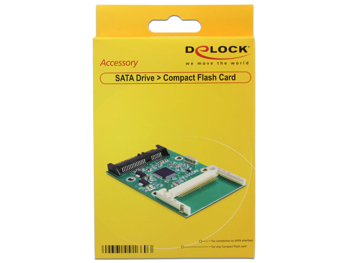 קורא כרטיסים SATA לזיכרונות Compact Flash - delock.israel