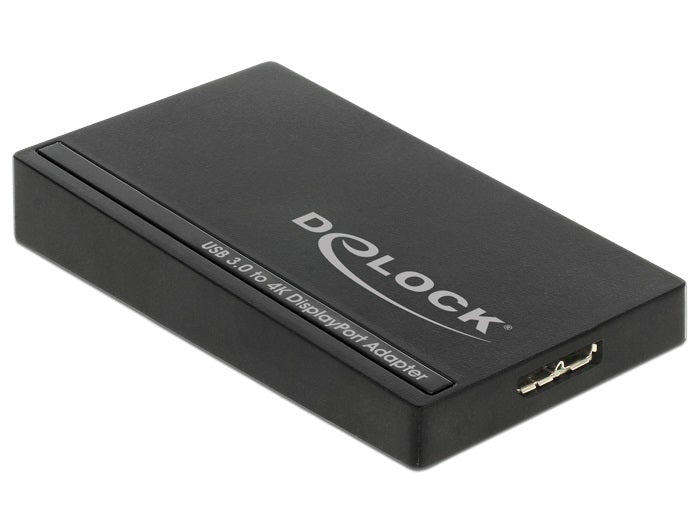 מתאם תצוגה USB 3.0 לחיבור מסך DisplayPort 1.2 4K תומך 30 הרץ - delock.israel