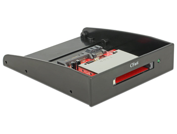 פאנל קדמי 3.5″ למארז מחשב עם קורא זיכרונות CFast - delock.israel
