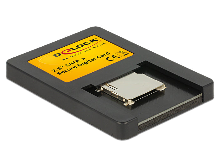 קורא כרטיסים 2.5″ / SATA לזיכרונות SD - delock.israel