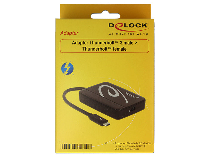 ממיר Thunderbolt™ 3 זכר ל- ™Thunderbolt נקבה - delock.israel
