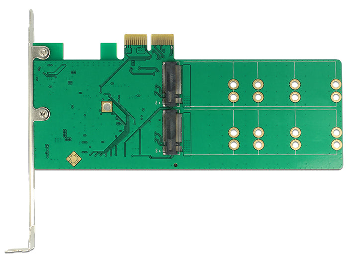 כרטיס PCI-E עבור 4 כונני דיסקים M.2 SATA Key B - delock.israel