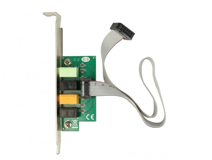 כרטיס קול מקצועי 7.1 PCI-E Low profile - delock.israel