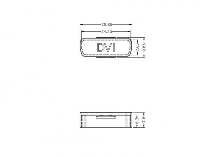 כיסוי נגד אבק ללא אחיזה לשקע DVI - delock.israel