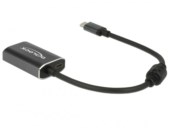 מתאם תצוגה תקע USB-C לשקע VGA תומך PD 60 W - delock.israel