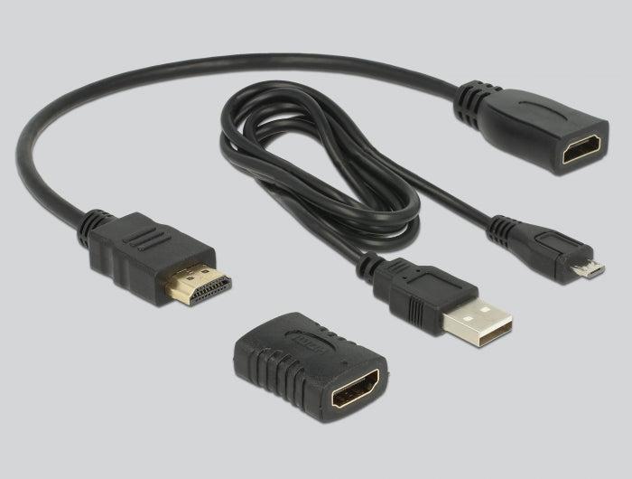 טסטר HDMI 4K עם תצוגת OLED בודק מידה EDID - delock.israel