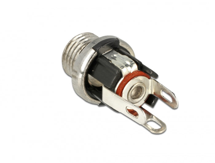 שקע DC 5.5 x 2.1 x 9.5 לפאנל - delock.israel