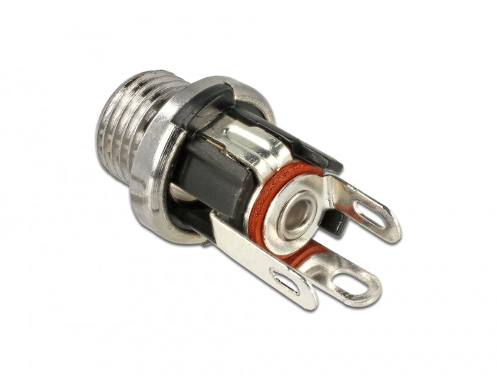 שקע DC 5.5 x 2.5 x 9.5 לפאנל - delock.israel