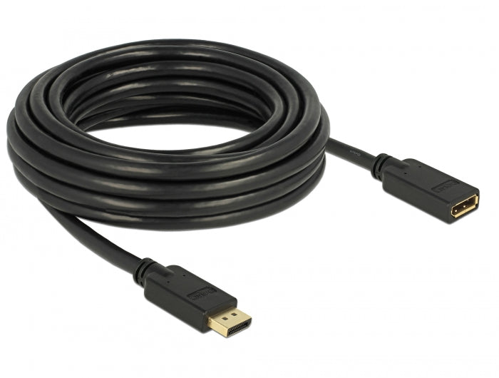 כבל מאריך DisplayPort 1.2 4K ז/נ תומך 60 הרץ - delock.israel