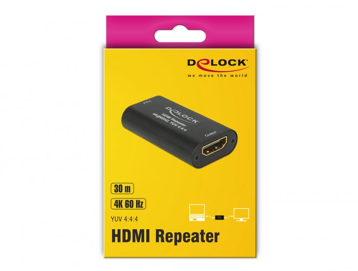 מגבר HDMI 4K 60 Hz UHD נ/נ - delock.israel