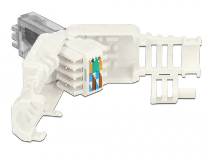 תקע רשת לא מסוכך RJ45 Cat.6A UTP ללא כלי עבודה - delock.israel