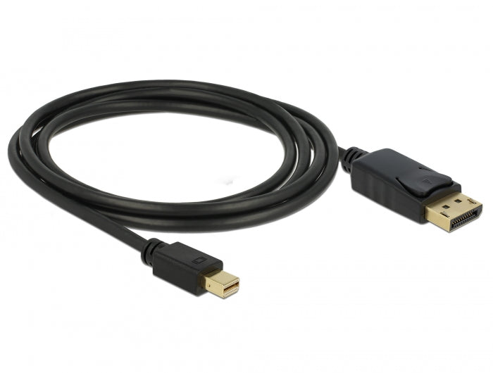 כבל DisplayPort 1.2 4K תקע DP לתקע מיני DP תומך 60 הרץ - delock.israel