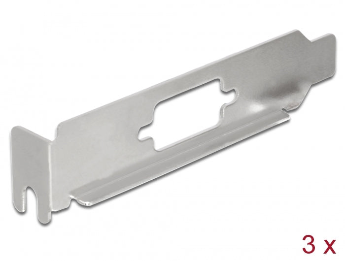 כרטיס PCIe x1 Serial RS-232 Low profile עם 4 יציאות RS-232 + יציאת Parallel צ'יפ Moschip - delock.israel