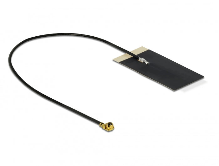 אנטנה WLAN 802.11 ac/ax/a/h/b/g/n 2.7 - 3.0 dBi פנימית FPC בהדבקה עצמית מחבר MHF® I plug - delock.israel