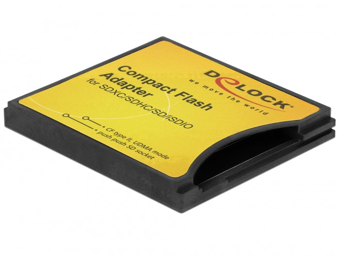 מתאם Compact Flash לכרטיסי זיכרון SD - delock.israel
