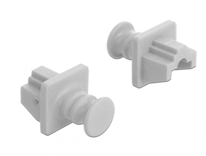 כיסוי נגד אבק לשקע RJ45 עם אחיזה / סט 10 יח - delock.israel