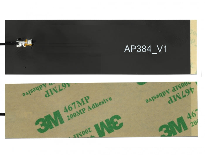 אנטנה LoRa 863 - 928 MHz 1.68 dBi פנימית FPC בהדבקה עצמית מחבר MHF® I plug - delock.israel