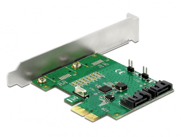 כרטיס SATA PCI-E עם 2 יציאות SATA 6 Gb/s תומך RAID - delock.israel