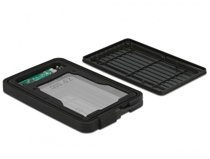 מארז חיצוני USB-C 3.2 Gen 1 עבור כונן דיסק 2.5″SATA HDD/SSD מוגן IP66 - delock.israel