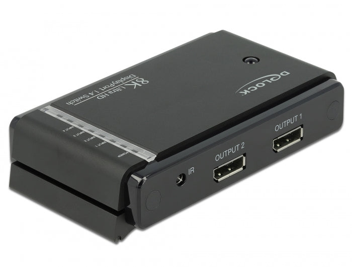 מיתוג DisplayPort 1.4 8K 2/2 - delock.israel