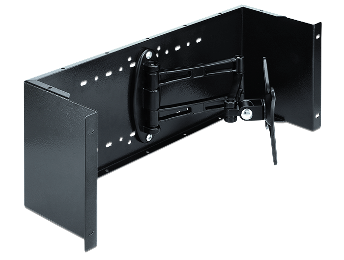 זרוע למסך 19″ שלוש מפרקים לארון תקשורת - delock.israel