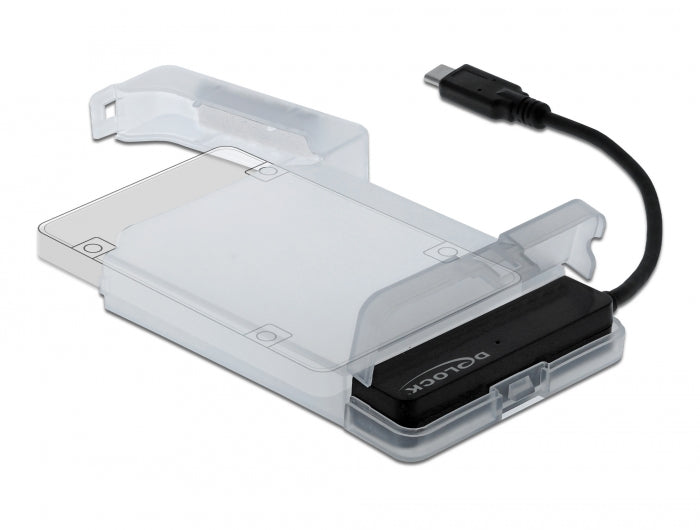 ממיר USB-C 3.2 Gen 2 לחיבור SATA 6 Gbps עם כיסוי הגנה 2.5 אינץ' - delock.israel