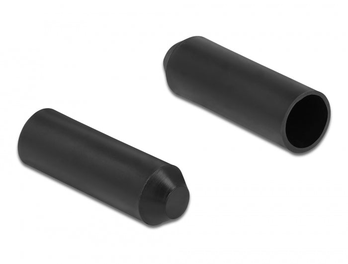 מכסה קצה עם דבק פנימי להגנת כבלים 30x 11 מ"מ / סט 2 יח - delock.israel