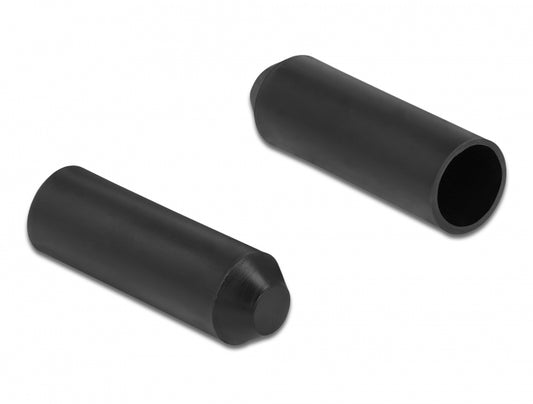 מכסה קצה עם דבק פנימי להגנת כבלים 30x 11 מ"מ / סט 2 יח - delock.israel