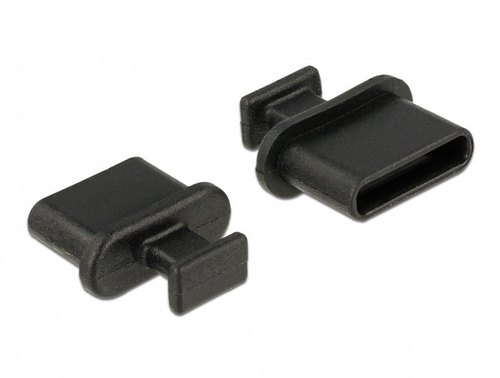 כיסוי נגד אבק עם אחיזה לשקע USB-C - delock.israel