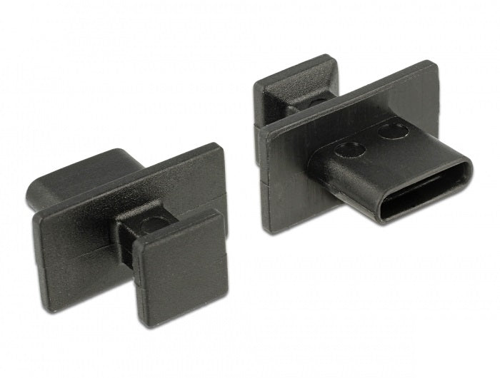 כיסוי נגד אבק עם אחיזה לשקע USB-C - delock.israel
