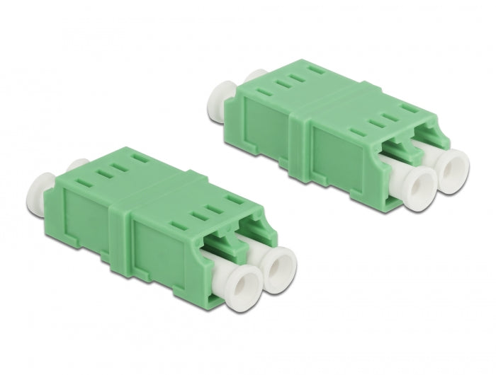 מתאם אופטי LC Duplex סינגל מוד נ/נ - delock.israel