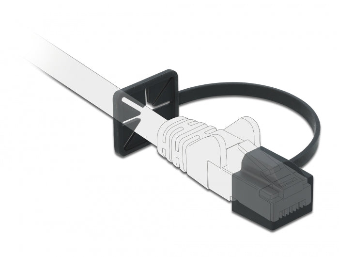 כיסוי נגד אבק עם קליפס הרכבה לתקע רשת RJ45 - delock.israel