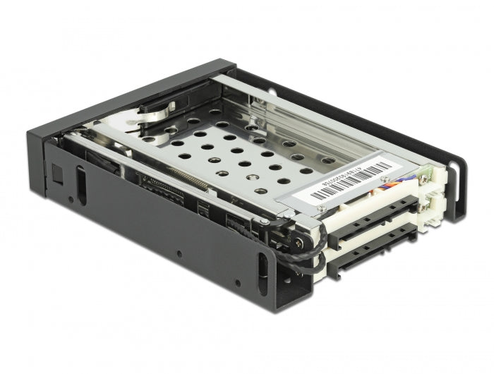 מגירה נשלפת 3.5″ ל- 2 דיסקים SATA HDD / SSD 2.5″ - delock.israel